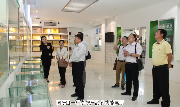 湖北蘄春縣委常委、統(tǒng)戰(zhàn)部長(zhǎng)蔡緒銀一行蒞臨綠之韻考察調(diào)研