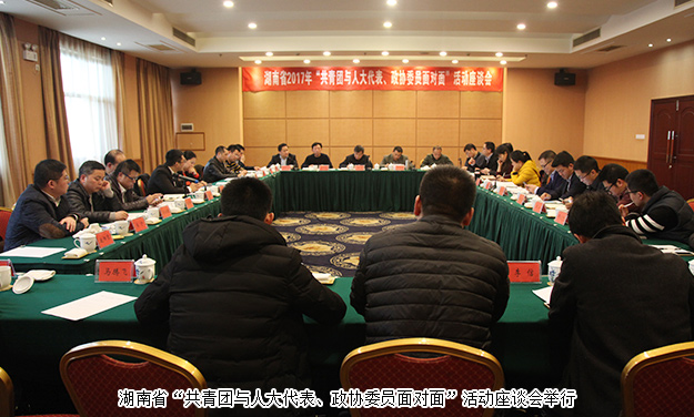 省政協(xié)委員胡國安受邀出席湖南省2017年“共青團與人大代表、政協(xié)委員面對面”活動座談會