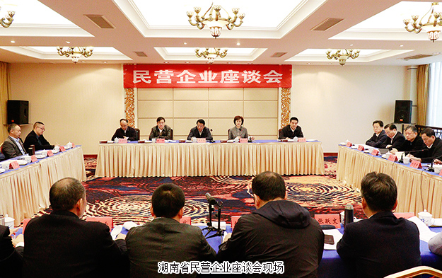 湖南省委統(tǒng)戰(zhàn)部省委政法委召開民企座談會，胡國安董事長受邀出席